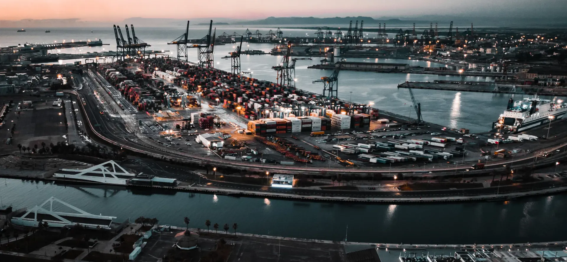 Aerial View Of A Bustling Valencia Harbor With Bu 2023 11 27 05 05 01 Utc